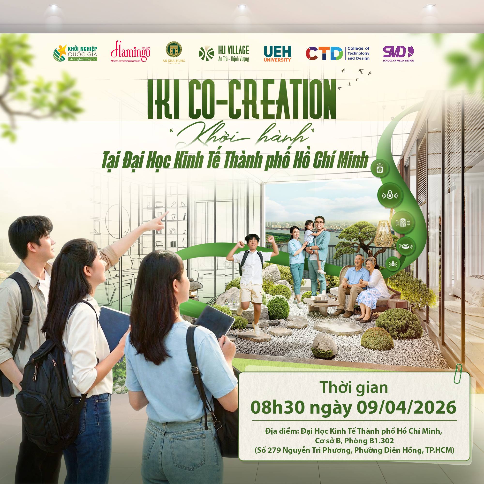 LỄ PHÁT ĐỘNG CUỘC THI IKI CO-CREATION: HÀNH TRÌNH ĐỒNG SÁNG TẠO KHÔNG GIAN SỐNG GẮN KẾT